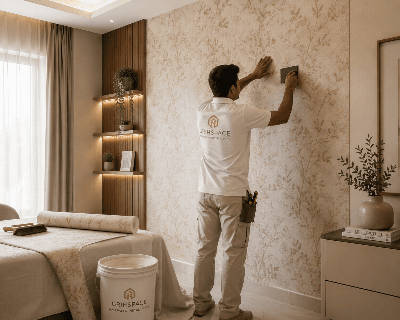 Wallpaper installation